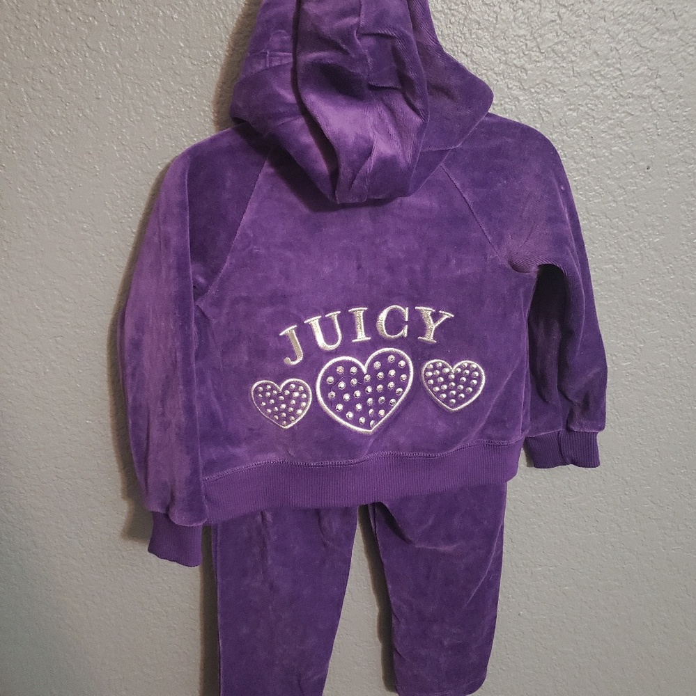 18MO Juicy Couture Velour Tracksuit